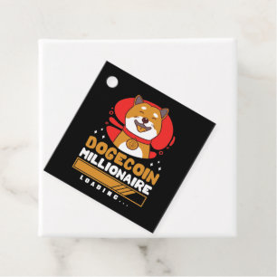 Étiquettes Cadeau Crypto DogeCoin Millionnaire Chargement