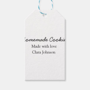 Étiquettes-cadeau Cuisiniers maison ajoutez votre texte nom personna
