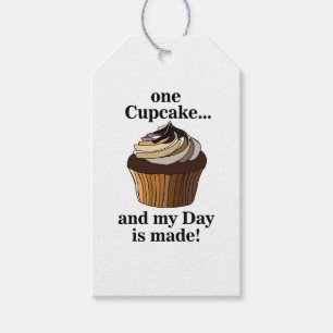 Étiquettes-cadeau Cupcake et ma journée est fait Cupcake