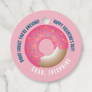 Étiquettes Cadeau Custom Donut Oubliez que vous êtes une merveilleus