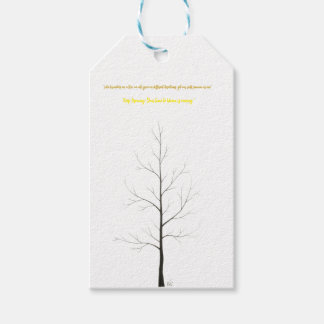 Étiquettes-cadeau Custom Family Tree: Elegant Minimalist Art