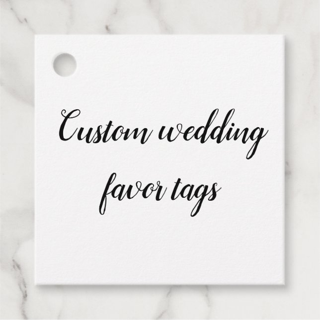 Étiquettes Cadeau Customisez votre propre mariage (Devant)