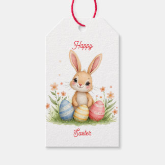 Étiquettes-cadeau Cute Beautiful Easter Bunny Popular Collection