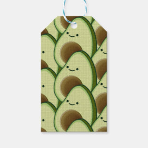Étiquettes-cadeau Cute carton Avocado Décoratif