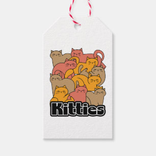 Étiquettes-cadeau Cute Kitties Design - Cat Art adorable