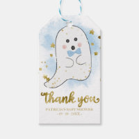 Cute Little Ghost Halloween Baby shower Merci Favo
