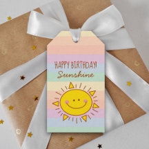 Cute Little Rainbow Sunshine Enfants Joyeux annive