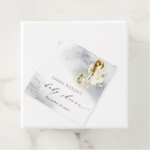 Étiquettes Cadeau Cute Magique Aquarelle étoilée Baby shower de fée