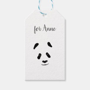 Étiquettes-cadeau Cute ours Panda