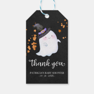 Étiquettes-cadeau Cute Petit Fantôme Halloween Baby shower Merci