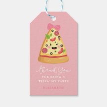 Cute Pizza Anniversaire Merci Filles