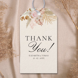 Étiquettes-cadeau Cute Rainbow Boho Bridal Shower