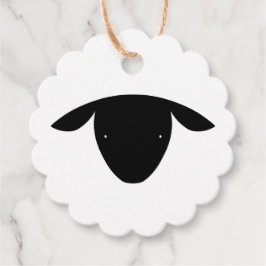 Étiquettes Cadeau Cute Sheep