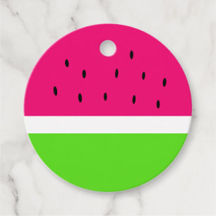 Étiquettes Cadeau Cute Watermelon
