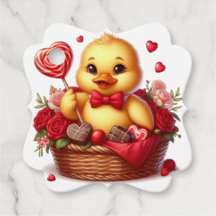 Étiquettes Cadeau Cute/Whimisical Valentine's day cank