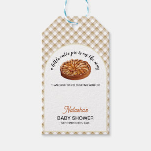 Étiquettes-cadeau Cutie Pie Apple Pie Thanksgiving Baby shower