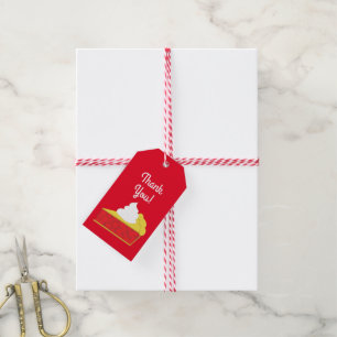 Étiquettes-cadeau Cutie Pie Cherry fête d'anniversaire