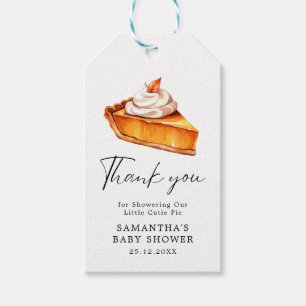 Étiquettes-cadeau Cutie Pie Citrouille Automne Baby showers Livres p