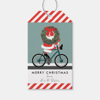 Étiquettes-cadeau Cyclisme Vélo Noël Tags cadeaux