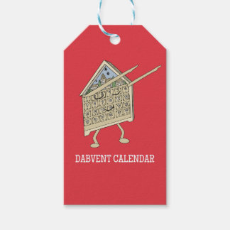 Étiquettes-cadeau Dabbing Calendrier de l'Avent Drôle chrétien relig