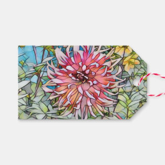 ÉTIQUETTES-CADEAU DAHLIA FLOWER