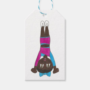Étiquettes-cadeau Danse Considérant Gymnastique acrobatique Enseigna