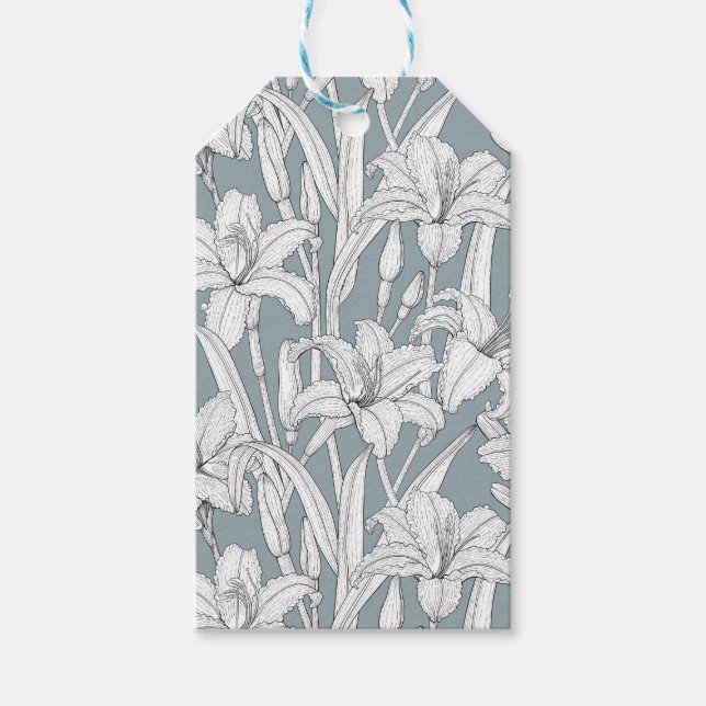 Étiquettes-cadeau Daylilies (Devant)