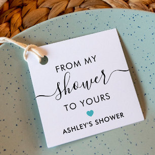 Étiquettes Cadeau De Ma Douche À La Vôtre, Cérémonie De Mariage Turq