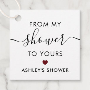 Étiquettes Cadeau De Ma Douche À La Vôtre, Enterrement De Vie De Jeu
