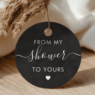 Étiquettes Cadeau De Ma Douche À La Vôtre, Tableau Mariage Douche