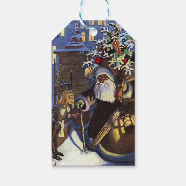 Étiquettes Cadeau de Père Noël (Devant)