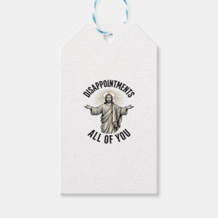 Étiquettes-cadeau Déceptions Vous Tous Chemise Religieuse Vintage