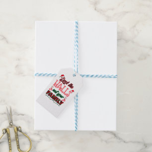 Étiquettes-cadeau Deck Les Halls Pas Votre Famille