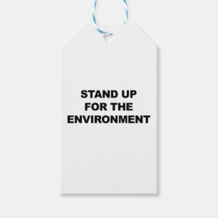 ÉTIQUETTES-CADEAU DÉFENDEZ-VOUS DE L'ENVIRONNEMENT