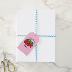 Étiquettes-cadeau Délicieux fruits rouges