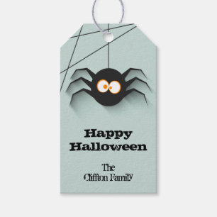 Étiquettes-cadeau Déplaisant Spider Halloween Favoriser