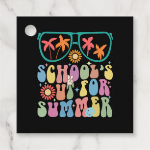 Étiquettes Cadeau Dernier Jour D'école Groovy Les Cours Sont Finis P
