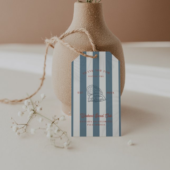 Étiquettes-cadeau Dernier toast sur la côte Bachelorette Favor (Créateur téléchargé)