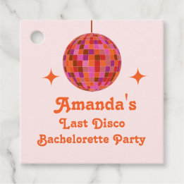 Étiquettes Cadeau Dernière soirée disco enterrement de vie de jeune 