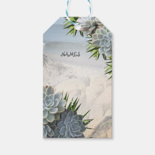 Étiquettes-cadeau Des teintes succulentes de blues pâles