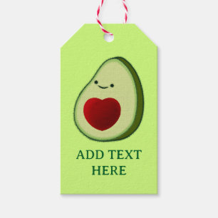 Étiquettes-cadeau Dessin de l'Avocado Lover Cute