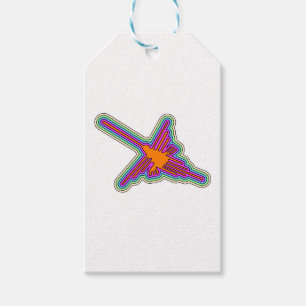 Étiquettes-cadeau Dessin de Nazca Hummingbird Pérou