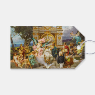 Étiquettes-cadeau Dieux grecs antiques sur le Mont Parnassus
