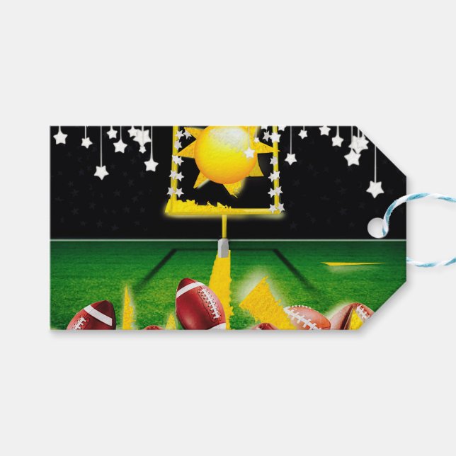 ÉTIQUETTES-CADEAU DIMANCHE SOIR FOOTBALL ! (Devant (Horizontal))