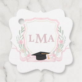 Étiquettes Cadeau Diplôme de monographie de coquette