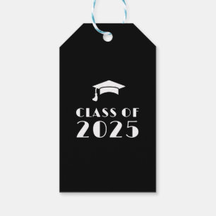 Étiquettes-cadeau Diplôme personnalisé C et blanc 