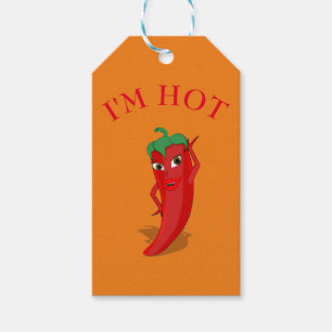 Étiquettes-cadeau Diva Piment Rouge Chaud
