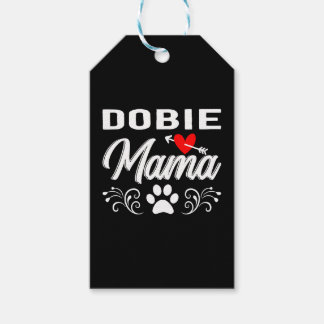Étiquettes-cadeau Dober Dobie Mama Dober Maman