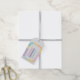 Étiquettes-cadeau Doodle Kindergarten Graduation Party