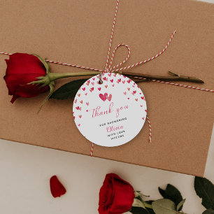 Étiquettes Cadeau Douce baby shower coeur